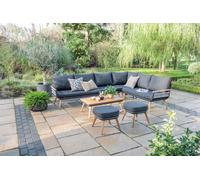 Kimora Corner Set in Grey Norfolk Leisure Grey One Size