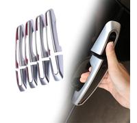 KIMPZ Car Exterior Door Handle Trim Cover Protective Sticker For Range Rover For Vogue L405 2013 2014 2015 2016 2017 2018 Decoration