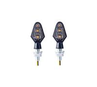 KIMPZ Motorcycle Amber 8mm 12V Moto Indicator Lamp Universal Front Rear Turn Signal Lights For Triumph Tiger 800 900 Speed Triple For Daytona 675