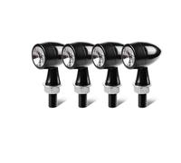 KIMPZ Motorcycle Turn Signal Light Bullet Moto Indicators 8mm 12V Universal Lamps For Triumph Tiger 800 900 Speed Triple For Daytona 675