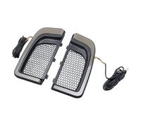 KIMPZ Turn Signal Light Dynamic Lower Fairing Insert For Harley Touring Street Glide Road Electra Ultra Classic 2014-UP
