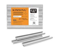 KIMSING C27 Hog Ring Staples 1-1/16'' (27 mm) Outside Crown 15/16'' (23.4 mm) Inner Crown C Rings for C7 Hog Ring Gun (800 PCS/Pack)