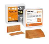 KIMSING P630 23 Gauge 30 mm Length Pinner Headless Nails × 10,000PCS with 5 Sizes Assorted Copper Headless Pin Nails × 5,000PCS