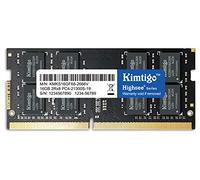 kimtigo DDR4 16GB Laptop Dram 2666MHz (PC4-21300) CL19 (Compatible with 2400MHz or 2133MHz) 1.2V Notebook (SODIMM) RAM Non-ECC Unbuffered Single Rank 260 Pin PC Computer Memory Module Upgrade