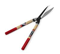 Kimura® Samurai Garden Shears, [Made in Japan], Premium Hedge Shears with Lightweight Japanese Oak Handles, Sharp Japanese SK Hi-Carbon Blades, Shears for Gardening, Topiary, Short Handle - 550mm