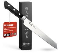 Kimura Sashimi Knife, [Made in Japan], 8 inch Professional Chef Knife, Ultra Sharp High Carbon Molybdenum Stainless Steel Kitchen Knives, Chefs Knife with Ergonomic Handle - Japanese Sushi Knife