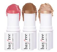 KIMUSE Multi Stick Trio Face Makeup, Cream Blush Stick for Cheeks & Lips, Contour Stick & Highlighter Makeup Sticks for All Skin