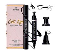 KIMUSE Winged Eyeliner Stamp-2 Eyeliner Pens for Perfect Wing Cat Eye Stamp Eyeliner Waterproof Smudge Proof, Long Lasting Makeup Liquid Eye Liner (black)