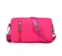 Kimwing Phone Case Bag Crossbody for Samsung A50 A20 A21 A32 A52 / S21 S20 Ultra/Note 20 Ultra / S20 FE/Moto G Power Stylus/LG Stylo 5 / OnePlus Nord 10 5G, Girls Women Purse Wallet Rose Pink