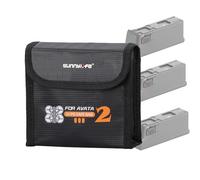 Kimyoaee Avata 2 Battery Storage Bag for DJI Avata2 Fly More Combo FPV Accessories RC Drone Lipo Safe Pouch Fireproof Explosionproof Batteries Guard for Storage and Charging