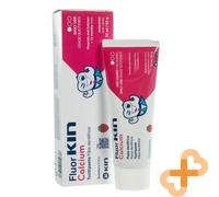 KIN FLUOR CALCIUM Toothpaste 75 ml Anti Caries Strawberry Flavor 12y and Older