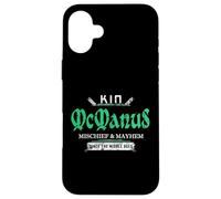 Kin McManus Mischief and Mayhem Since The Middle Ages Case for iPhone 16 Plus