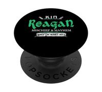 Kin Reagan Mischief and Mayhem Since The Middle Ages PopSockets Adhesive PopGrip