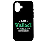 Kin Wallace Mischief and Mayhem Since The Middle Ages Case for iPhone 16