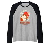 Kinabatangan Borneo Proboscis Monkey Sunset Raglan Baseball Tee