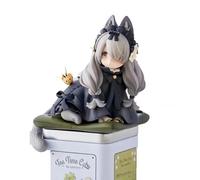Kinako Figure Statue Cute Cat Girl Sitting Pose Anime Figure Model PVC Cartoon Character Sculpture Collectible Figurines Desktop Decoration