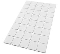 Kinbear Bath Mat for Textured Tub: Silicone Bathtub Mat Foldable Shower Mat Non Slip Tub Mat No Suction Cups 28 X 17.7Inch - White