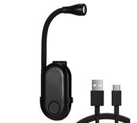 Kinberry Clip on Book Light - 3 Colour Modes Book Light Clip On Book Reading Light with Eye-Protecting Modes Book Lamp Stepless Dimming Rechargeable Long Battery LifeBook Light