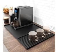 Kinberry Coffee Bar Mat,40 x 60 Silicone pad,Draining Board Mats,Microfibre Drying Mat,Quick Drying, Non-Slip Spill-Proof Mat for Coffee Machines,Dish Drying Mat for Kitchen Counter