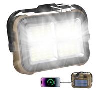 Kinberry LED Work Light, Rechargeable COB Floodlight Super Bright with 3 Modes,USB Battery Security Light, IP44 Waterproof Outdoor Light USB Battery Security Waterproof for Camping Fishing Hiking