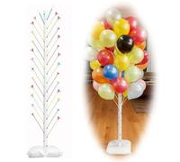 Kinberry Reusable Balloon Column Stand Kit, 150 cm Balloon Stands for Floor with Base, Height Adjustable, Easy to Assemble, Stable Design, for Birthday, Party Decoration, Wedding
