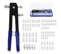 Kinberry Rivnut Gun Tool Kit, 106PCS Riveter Nuts Metric M3-M8, Heavy Duty Single Hand Rivnut Tool, Rivet Gun Set, Perfect for Work