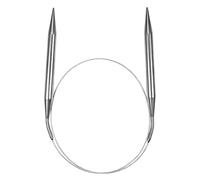 KINBOM 10mm Circular Knitting Needle, Stainless Steel Magic Loop Round Knitting Needles Interchangeable Knitting & Crochet Supplies Tools for Weaving Lovers (31.5inch)