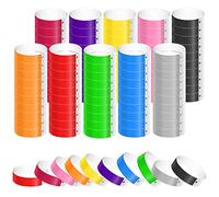 KINBOM 1100pcs Wristbands for Events, Wrist Bands Colors Waterproof Paper Bracelets Wristbands VIP Armbands for Events Party Music Festivals Concert Exhibitions(10 Colors)