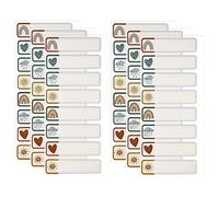 KINBOM 120pcs Waterproof All Purpose Labels, Baby Bottle Labels Kids Labels Waterproof Cute Write on Name Stickers Kids Name Stickers Personalized for Daycare Water Bottles Organizing Containers