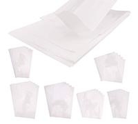 KINBOM 30PCS Sublimation Shrink Wrap Film Heat Shrink Wrap Bags White Shrink Wrap Tube for Mugs and Blanks Sublimation(6 Different Sizes)