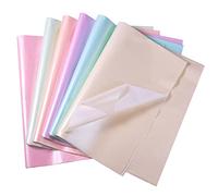 KINBOM 90 Sheets 19.7x13.8 Inch Tissue Papers, 6 Metallic Color Tissue Paper Pearlescent Shimmer Paper Wrapping Tissue Paper Bulk for Holiday Birthday Party Decoration Wedding