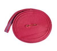 Kincade 2 Tone Padded Lunge Rein 8m - Pink