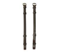 Kincade Classic Cheek Pieces Brown for Horses - Full