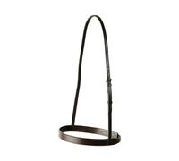 Kincade Classic Flat Hunt Noseband Brown for Horses - Full