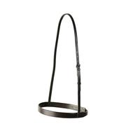 Kincade Classic Flat Hunt Noseband - Brown for Horses - Full