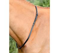 Kincade Neck Strap Classic Leather for Horses, Black, Pony
