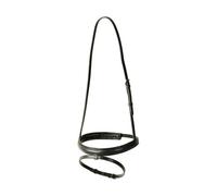 Kincade Classic Plain Raised Flash Noseband - Black - Size: Cob