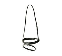 Kincade Classic Plain Raised Flash Noseband, Black, Pony