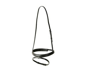 Kincade Classic Plain Raised Flash Noseband Black for Horses - Shetland