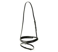 Kincade Classic Plain Raised Flash Noseband, Black, Shetland