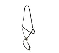 Kincade Classic Plain Raised Grackle Noseband, Black, Cob