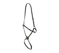 Kincade Classic Plain Raised Grackle Noseband, Black, Cob