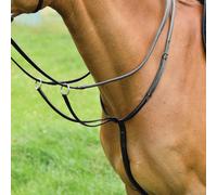 Kincade Running Martingale – Classic Plain Raised – Black – Full