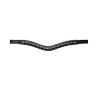 Kincade Browband Curved Diamante - Black - Full