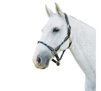 Kincade Leather Rope Headcollar Hunter Green/brown (Cob)