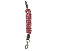 Kincade Leather Rope Lead Burgundy/Brown - 2.0m