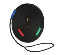 Kincade Two Tone Lunge Line with Circle Markers, Black/Grey, 11m