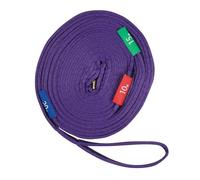 Kincade Two Tone Lunge Line with Circle Markers, Purple/Black, 11m