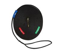 Kincade Two Tone Lunge Line with Circle Markers, Black/Grey, 11m