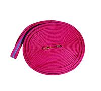 Kincade Two Tone Padded Lunging Rein, Hot Pink/Purple, 8m